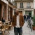 Gubbkeps / Flat cap - Gårda Vero Linen Newsboy Cap (brun)
