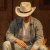Hattar - Gårda Santaquin Crushable Wool felt Western hat (vit)