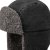 Pälsmössa - Bomber Cap Denim Garage Theme (svart)