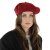Basker - Gårda Annecy Wool Beret (vinröd)