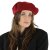 Basker - Gårda Annecy Wool Beret (vinröd)
