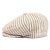 Gubbkeps / Flat cap - Gårda Barnaby Striped Newsboy (beige)