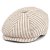 Gubbkeps / Flat cap - Gårda Barnaby Striped Newsboy (beige)