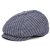 Gubbkeps / Flat cap - Gårda Barnaby Striped Newsboy (blå)