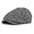 Gubbkeps / Flat cap - Gårda Coulter Newsboy (svart/vit)