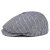 Gubbkeps / Flat cap - Gårda Crispin Striped Newsboy (blå)