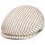 Gubbkeps / Flat cap - Gårda Gargery Striped Sixpence (beige)