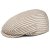 Gubbkeps / Flat cap - Gårda Gargery Striped Sixpence (beige)