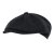 Gubbkeps / Flat cap - Gårda Premium Larkhall Wool Newsboy (svart)