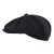 Gubbkeps / Flat cap - Gårda Premium Larkhall Wool Newsboy (svart)