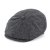 Gubbkeps / Flat cap - Gårda Premium Oakham Wool Newsboy (svart/vit)