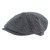Gubbkeps / Flat cap - Gårda Premium Oakham Wool Newsboy (svart/vit)