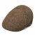 Gubbkeps / Flat cap - Gårda Tallone Linen Flat Cap (brun)