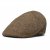 Gubbkeps / Flat cap - Gårda Tallone Linen Flat Cap (brun)