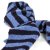 Halsdukar - Gårda Grindelwald Striped Wool Mix Scarf (blå)