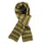 Halsdukar - Gårda Grindelwald Striped Wool Mix Scarf (grön)