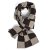 Halsdukar - Gårda Kitzbühel Merino Wool Check Scarf (brun/beige)
