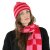 Halsdukar - Gårda Kitzbühel Merino Wool Check Scarf (röd/rosa)