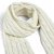 Halsdukar - Gårda Sölden Cable Knit Wool Mix Scarf (vit)