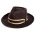 Hattar - Gårda Belluno Crushable Wool felt Fedora (brun)