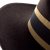 Hattar - Gårda Belluno Crushable Wool felt Fedora (brun)