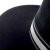 Hattar - Gårda Belluno Crushable Wool felt Fedora (svart)