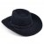 Hattar - Gårda Bowmont Crushable Wool felt Western hat (blå)