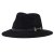 Hattar - Gårda Braga Wool felt Fedora (svart)