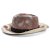 Hattar - Gårda Buchanan Distressed Fedora (brun)