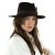 Hattar - Gårda Molinella Crushable Wool felt Fedora (brun)