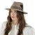 Hattar - Gårda Molinella Crushable Wool felt Fedora (greige)