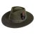 Hattar - Gårda Molinella Crushable Wool felt Fedora (grön)