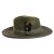 Hattar - Gårda Molinella Crushable Wool felt Fedora (grön)