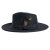 Hattar - Gårda Molinella Crushable Wool felt Fedora (svart)