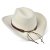 Hattar - Gårda Toquerville Crushable Wool felt Western hat (creme)