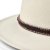 Hattar - Gårda Toquerville Crushable Wool felt Western hat (creme)
