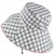 Hattar - Gårda Poppy Checkered sun hat (blå)
