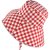 Hattar - Gårda Poppy Checkered sun hat (röd)
