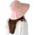 Hattar - Gårda Poppy Checkered sun hat (rosa)