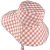 Hattar - Gårda Poppy Checkered sun hat (rosa)