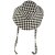 Hattar - Gårda Poppy Checkered sun hat (svart)