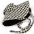 Hattar - Gårda Poppy Checkered sun hat (svart)