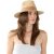 Stråhatt - Gårda Positano Fedora (natur/khaki)