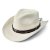 Hattar - Gårda Santaquin Crushable Wool felt Western hat (vit)