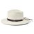 Hattar - Gårda Santaquin Crushable Wool felt Western hat (vit)