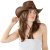 Stråhatt - Gårda Taranto Western Hat (brun)