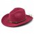 Hattar - Gårda Toquerville Crushable Wool felt Western hat (röd)