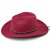 Hattar - Gårda Toquerville Crushable Wool felt Western hat (röd)