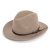 Hattar - Gårda Vicenza Crushable Wool felt Fedora (beige)