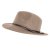 Hattar - Gårda Vicenza Crushable Wool felt Fedora (beige)